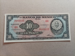 Billete De México De 10 Pesos, Año 1965, UNC - Mexiko