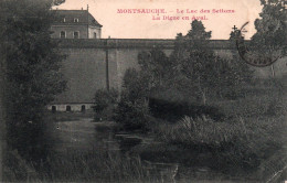 Montsauche (Nièvre) Le Lac Des Settons, La Digue En Aval - Carte De 1907 - Montsauche Les Settons