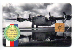 Armée Avion Jet Bombardier  Télécarte Tchèque Phonecard  (D 1044) - Repubblica Ceca