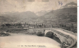 FRANCE - Sallanches - Vue Sur Le Pont Saint Martin Et La Ville - Carte Postale Ancienne - Sallanches