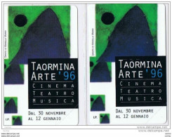 2  NUOVE  -  31.12.1998  -  £. 5.000 + £. 10.000  -  TAORMINA  ARTE  -  S. CPL. - Openbaar Getekend