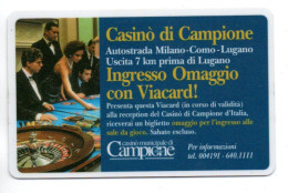 CASINO De CAMIONE Télécarte Italie  PhoneCard (D 1047) - Tarjetas De Casino