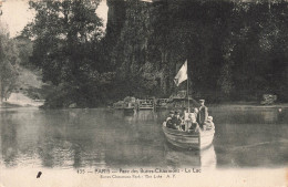 FRANCE - Paris - Parc Des Buttes Chaumont - Le Lac - Barque - Carte Postale Ancienne - Autres & Non Classés