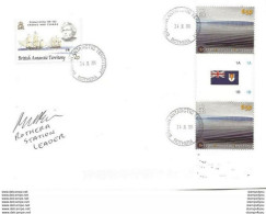 229 - 33 - Pli Base Antarctique Britannique "Rothera 2015" - Bases Antarctiques