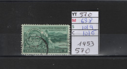 PRIX FIXE Obl 570 YT 638 MIC 1019 SCO 1016 GIB Territoire De Washington 1953       Etats Unis 58A/06 - Used Stamps