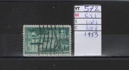 PRIX FIXE Obl 572 YT 641 MIC 1021 SCO 1018 GIB Perry 1953 Etats Unis 58A/06 - Used Stamps
