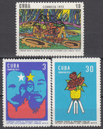 CUBA 1972, CONFERENCE AGAINST The WAR In VIETNAM, COMPLETE MNH SERIES With GOOD QUALITY, *** - Ongebruikt