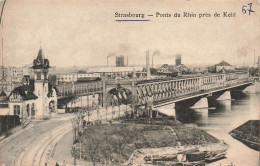 FRANCE - Strasbourg - Vue Générale - Ponts Du Rhin Près De Kehl -  Carte Postale Ancienne - Straatsburg