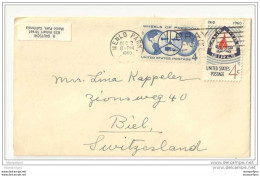 73 - 54 -  Enveloppe Envoyée De Menlo Park En Suisse 1960 - Briefe U. Dokumente