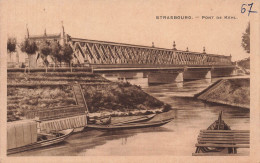 FRANCE - Strasbourg - Vue Panoramique Du Pont Sur De Kehl -  Carte Postale Ancienne - Straatsburg