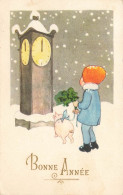 FETES ET VOEUX - Nouvel An - Un Enfant Avec Son Petit Cochon - Colorisé - Carte Postale Ancienne - New Year