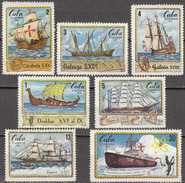 CUBA 1972, SHIPS, HISTORY Of SHIPPING, COMPLETE MNH SET, GOOD QUALITY, *** - Unused Stamps