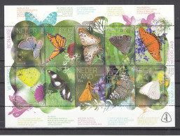 Nederland 2024 Nvph Nr ?? Mi Nr ??  Beleef De Natuur, Vlinders Uit Bonaire, Op Achterkant Namen  Vlinders, Butterfly - Unused Stamps