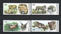 Burkina Faso 1996 Big Cats Y.T. 999/1002 (0) - Burkina Faso (1984-...)