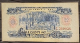 Vietnam Viet Nam South 20 Xu UNC Banknote Note Billet 1966 (using In 1975) - Pick # 38 / 02 Photos - Viêt-Nam