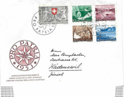 33 - 69 - Enveloppe Avec Série Pro Patria 1953 - Oblit 1er Jour - Brieven En Documenten