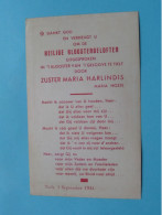 Zuster MARIA HARLINDIS ( Maria HOSTE ) KLOOSTERGELOFTEN > Klooster 't Geloove TIELT > 1941 ( Zie Scans ) ! - Religion & Esotérisme