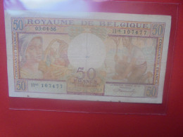 BELGIQUE 50 Francs 1956 Circuler (B.33) - 50 Francs