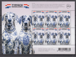 Nederland 2024, Nvph ??, Mi Nr ??, Typisch Nederland: Honden, Dogs, Postfris, Delfts Blauw, Sheet - Unused Stamps