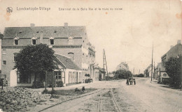 BELGIQUE - Lombartzyde Village - Estaminet De La Belle Vue Et La Route Du Vicinal - Carte Postale Ancienne - Other & Unclassified