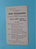 Zuster MARIA EMILIA ( Anna BEKE ) KLOOSTERGELOFTEN > Klooster Zusters Van Maria Pittem > 1943 ( Zie Scans ) ! - Religion & Esotérisme