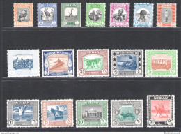 1951-61 Sudan - Stanley Gibbons N. 123-39 , Serie Di 17 Valori, MNH** - Sonstige & Ohne Zuordnung