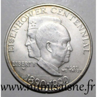 ÉTATS UNIS - KM 227 - 1 DOLLAR 1990 - 100 ANS DE LA NAISSANCE DE EISENHOWER - TTB - 1979-1999: Anthony