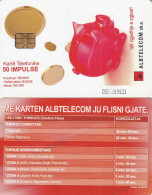 ALBANIA - Money Box, Telecom Charges, Albtelecom Telecard 50 Units, 06/05, Used - Albanien