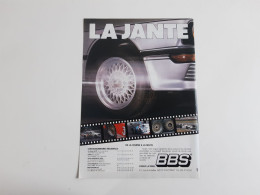 Jante BBS - Publicité De Presse Automobile - Altri & Non Classificati