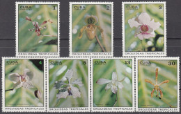 CUBA 1973, FLOWERS, TROPICAL ORCHIDS, COMPLETE MNH SERIES With GOOD QUALITY, *** - Nuovi