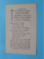 Zuster CECILE ( Elisa SABBE ) H. KLOOSTERGELOFTEN > Sint Jansgasthuis Te BRUGGE > 1950 ( Zie Scans ) ! - Religion & Esotérisme