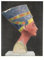 AMARNA, FINE ARTS, SCULPTURE, QUEEN NOFRET ETE, EGYPT, POSTCARD - Sculture