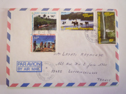 2024 - 665  Enveloppe Au Départ De PAPEETE  à Destination De LEFFRINCKOUCKE (59)  1995   XXX - Lettres & Documents