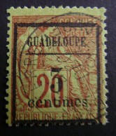 GUADELOUPE - N° 3 A   - Oblitéré  - TB - Variété - Autres & Non Classés