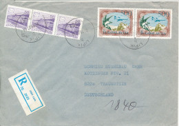 Yugoslavia Registered Cover Sent To Germany Lipik 1-9-1987 - Lettres & Documents