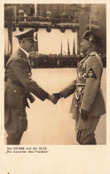 WW2 Guerre 39/45 War * Carte Photo * Der Führer Un Der Duce * Mussolini * Nazi Nazisme Hitler Croix Gammée * VOIR DOS ! - War 1939-45