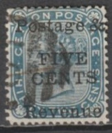 CEYLON - 1885 - YVERT N° 89 OBLITERE - COTE = 55 EUR. - Ceilán (...-1947)