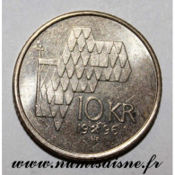 NORVÈGE - KM 457 - 10 KRONER 1996 - TTB/SUP - Norvège