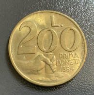 SAN MARINO 1991 Moneta L.200  Prima Moneta 1864 - Saint-Marin
