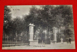 HAL - HALLE -  Ingang Van Het Park  -  L'Entrée Du Parc - Halle