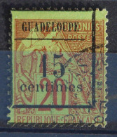 GUADELOUPE - N° 4 B   - Oblitéré   - TTB - Variété - Andere & Zonder Classificatie