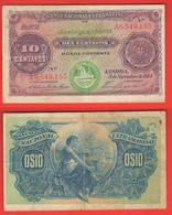 10 Centavos 1914 Guinea Portuguesa Guinea Portoghese Guinée Portugaise 1st Fractional Issue - Portogallo