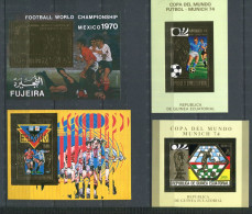 (CL 29B - P. 32 - Lot 1) 4 Blocs ** - Coupe Du Monde De Foot - Other & Unclassified