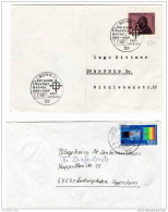 2 X Lettera - Cover - Briefe - Germania - Germany - Deutsche - 1961-1970