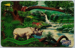 Malaysia Uniphonekad  Rm20 -  Forest ( Rhino ) - Malasia