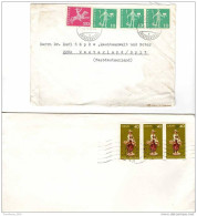 2 X Lettera - Cover - Briefe - Germania - Germany - Deutsche + Svizzera - Switzerland - Helvetia (Europe  CEPT - 1961-1970