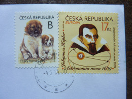 2024   2 Stamps Used On A Letter - Usati