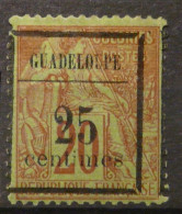 GUADELOUPE - N° 5 B   -  Neuf * Avec Charnière   - TTB - Variété - Andere & Zonder Classificatie