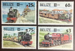 Belize 1996 Capex Railway Locomotives MNH - Belize (1973-...)