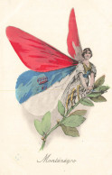Ww1 Guerre 14/18 War * CPA Illustrateur Art Nouveau * Femme Papillon * Monténégro * Butterfly * Militaria - Weltkrieg 1914-18